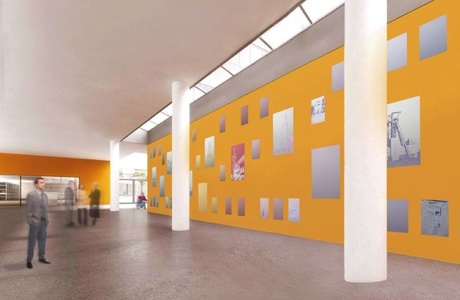 Kunst + Bau Wettbewerb für den Neubau der FHöV NRW Standort Köln in Auftrag der aurelis Asset GmbH © Siegerentwurf Marina Herrmann