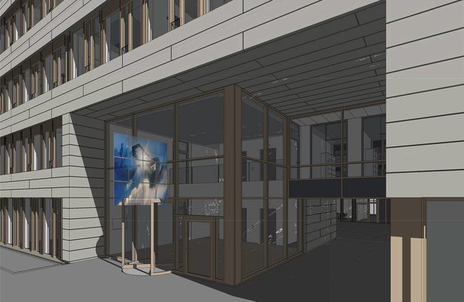 Kunst + Bau Wettbewerb im Auftrag von BONNJOUR Projektentwicklung GmbH © Entwurf Elisabeth Brockmann