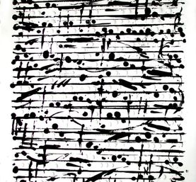 Günther Uecker, Lithographie und Prägedruck für die Beethoven Edition 2000